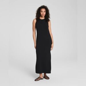 SPANX Maxi Tank Dress Black Size Small Like New Condition